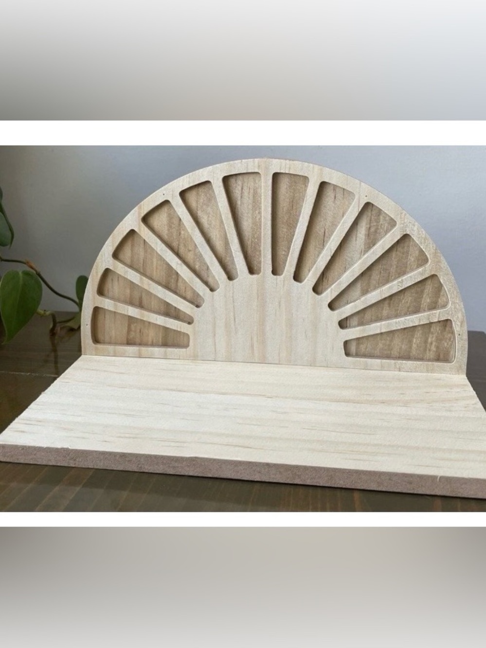 Target Bullseye Playground - Boho-Style Sunrise Wooden Wall Shelf - 2021 Retired